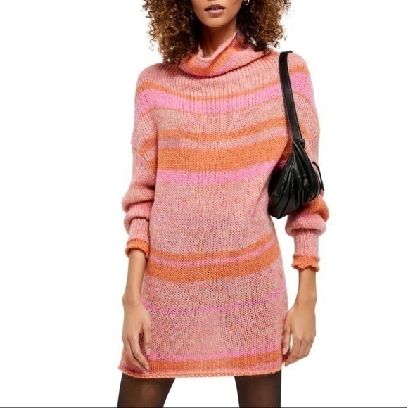 Free People Sweaters - FREE PEOPLE striped sweater tunic NWOT